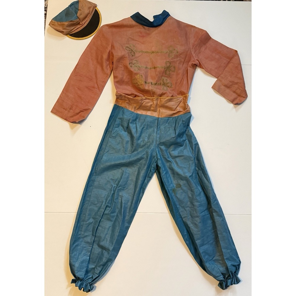 Vintage 1920s / 1930s HALLOWEEN Dutch boy Soldier  Costume with hat